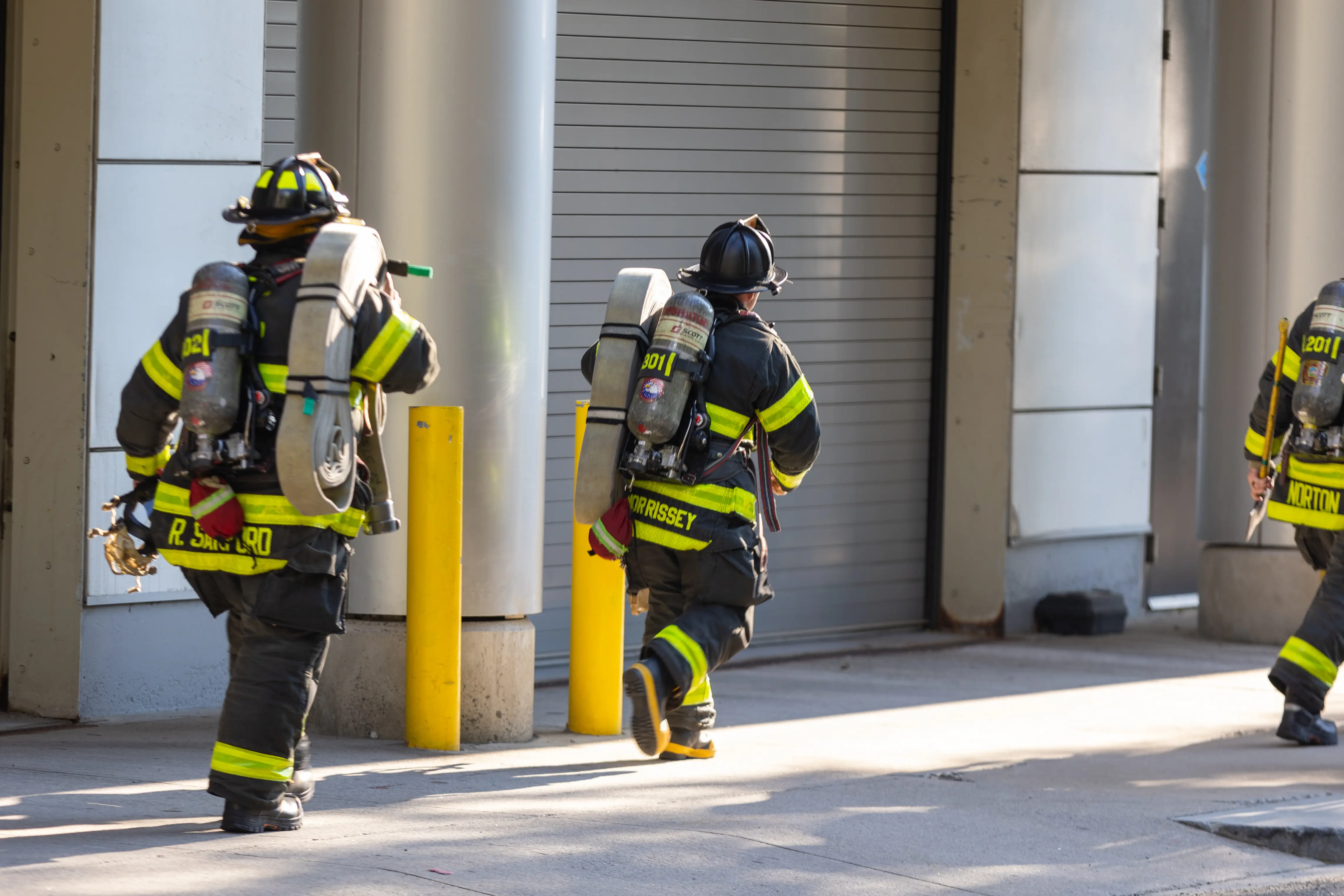 Fire engine on scene representing reliable ongoing website maintenance