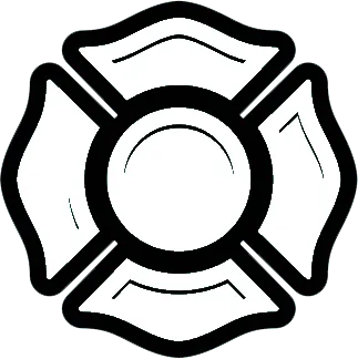 Maltese cross emblem